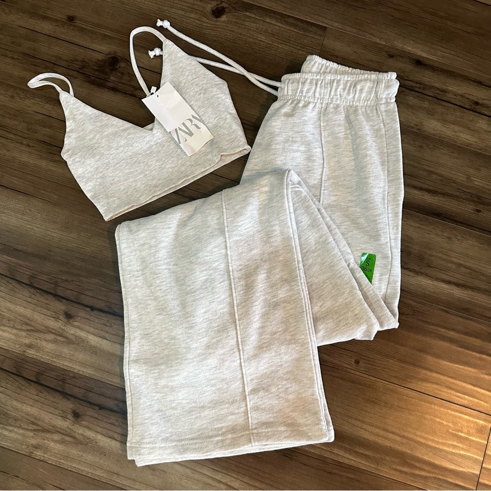 NEW WITH TAG. ZARA women’s TWO piece set. Size SMALL
